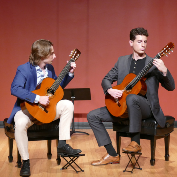 Image of two classical guitarists