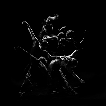 black and white dancers