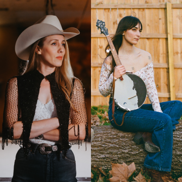 Split image of Cristina Vane (right) and Brennen Leigh (left)