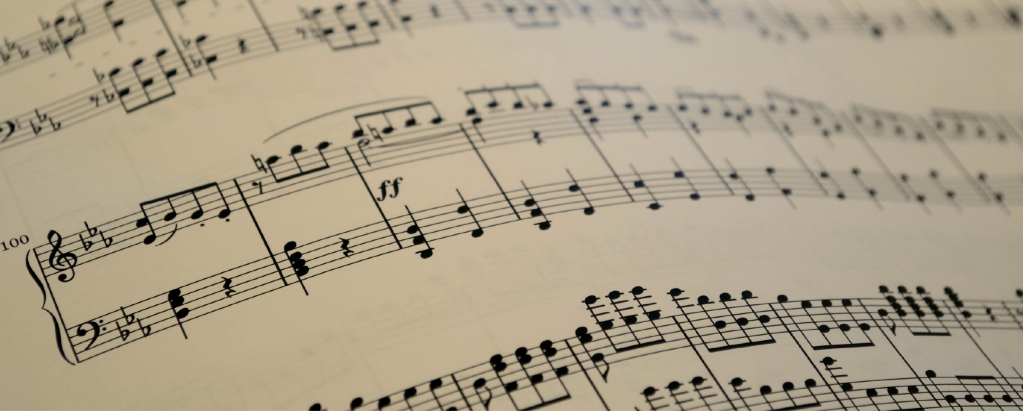 Image of generic sheet music