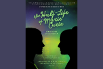 The Half-Life of Marie Curie poster image featuring two human silhouettes facing each other.