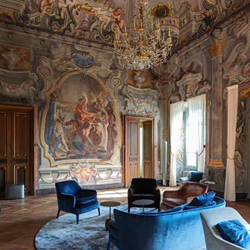 room inside of the Pepperdine Château