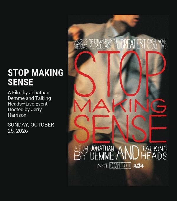 Stop Making Sense